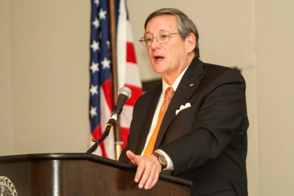 VA Supreme Court Justice Donald W. Lemons giving the keynote address at the 2014 Dinner