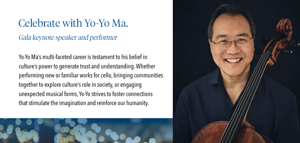 Yo Yo Ma at the VLF 50th Anniversary