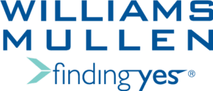 Williams Mullen logo with tagline "Finding Yes"
